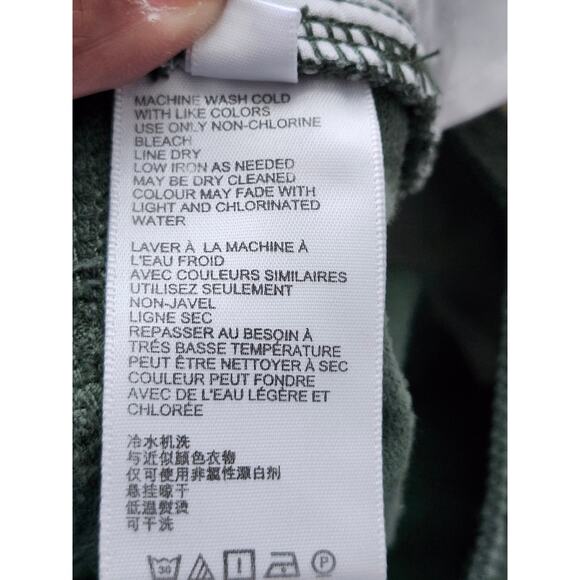 BDG Urban Outfitters Mom High Rise Corduroy Green Pants Y2k Retro Size 26  A0022 - Picture 4 of 5